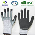 Gants de sécurité en caoutchouc nitrile doux trempé 13G Hppe / Glass Fiber Liner